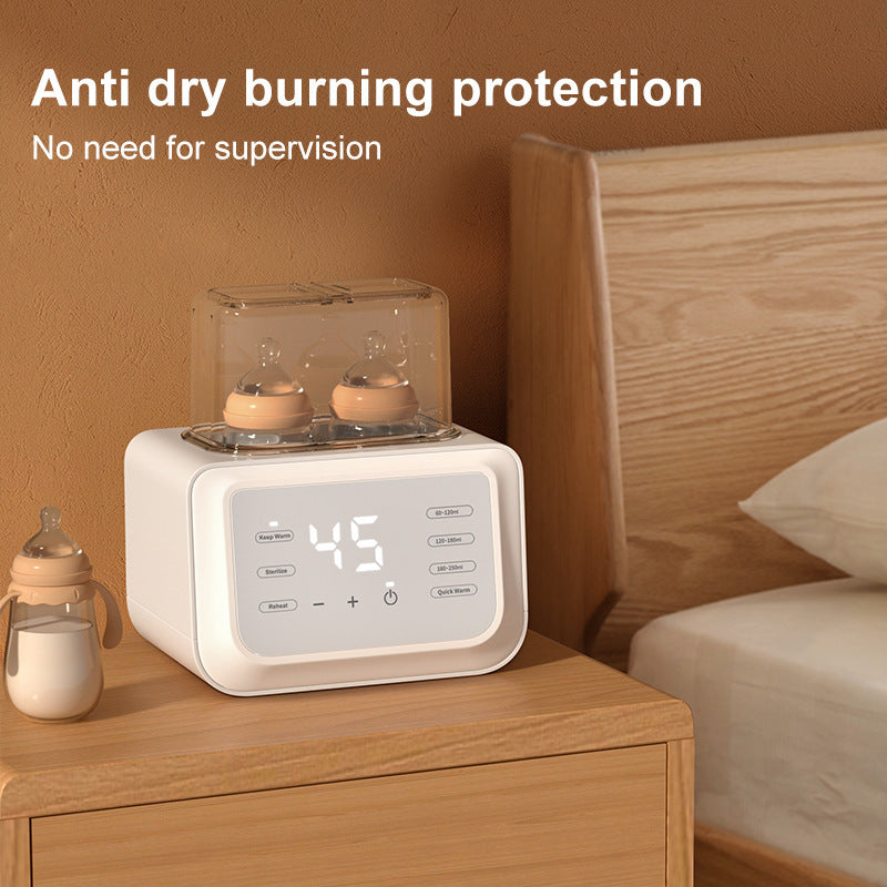 Automatic Double Bottle Milk Warmer Multi-function - Globentra