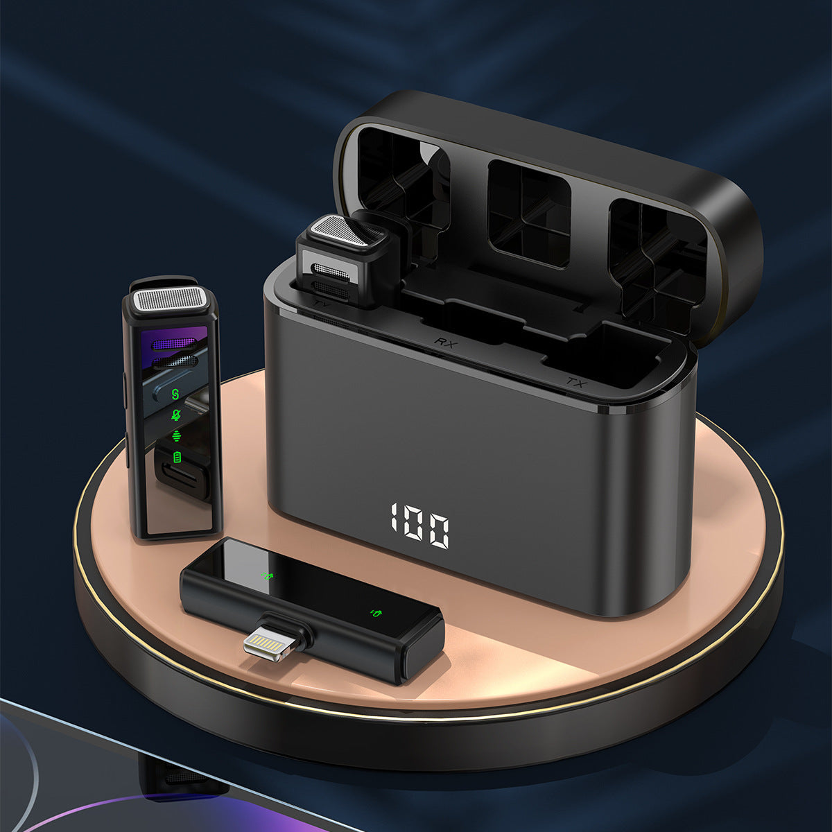 Wireless Lavalier Microphone Intelligent Sound Collection And Noise Reduction - Globentra
