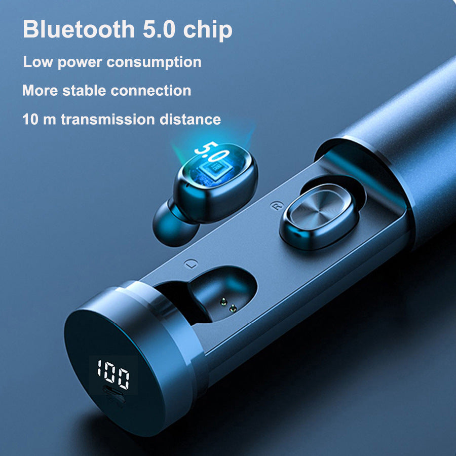 5.0 Wireless 8D Bluetooth Earbuds - Globentra