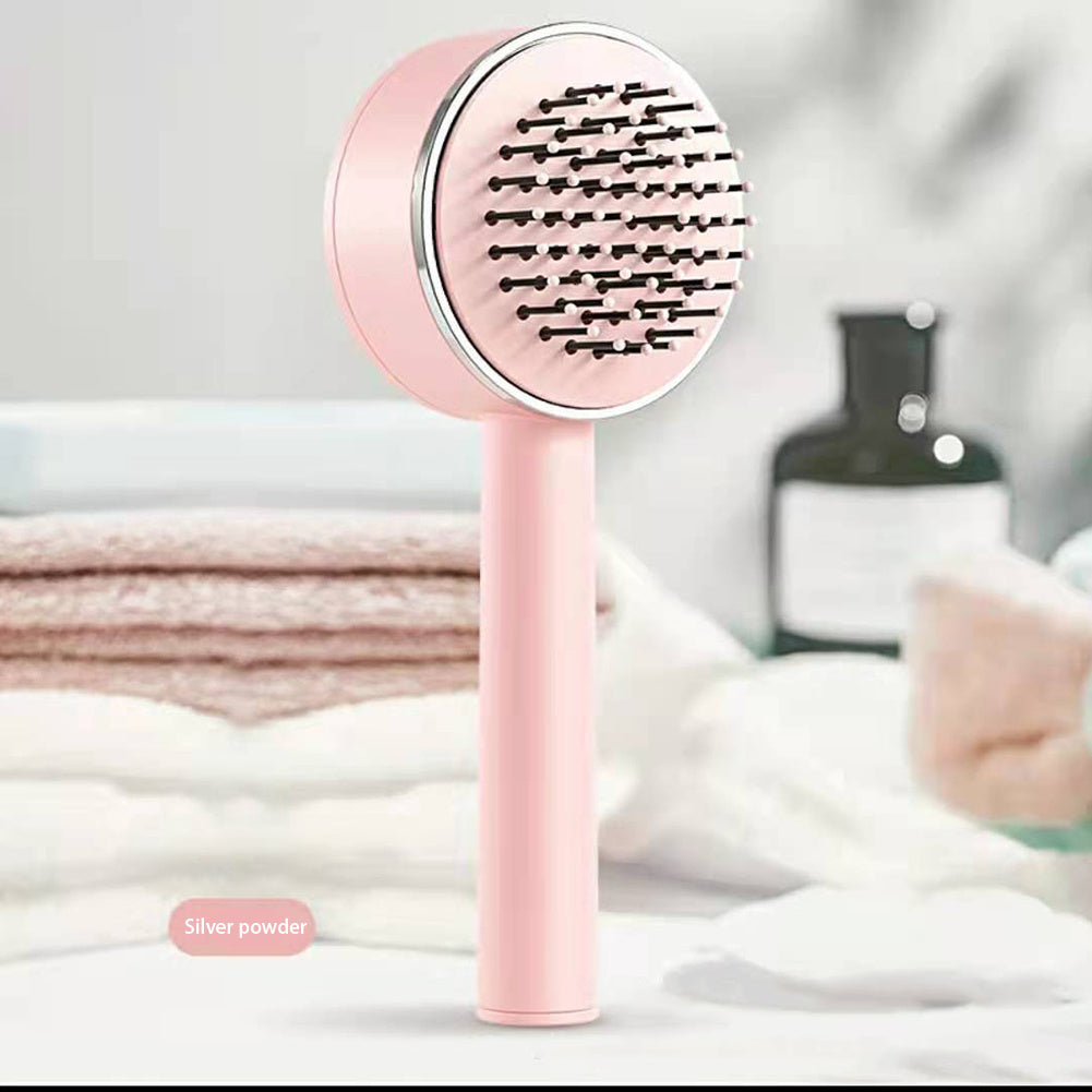 Scalp massage hair brush. Tangle-free hair.
This self-cleaning brush relaxes your scalp while detangling every strand — like a spa treatment in your hand. - Globentra