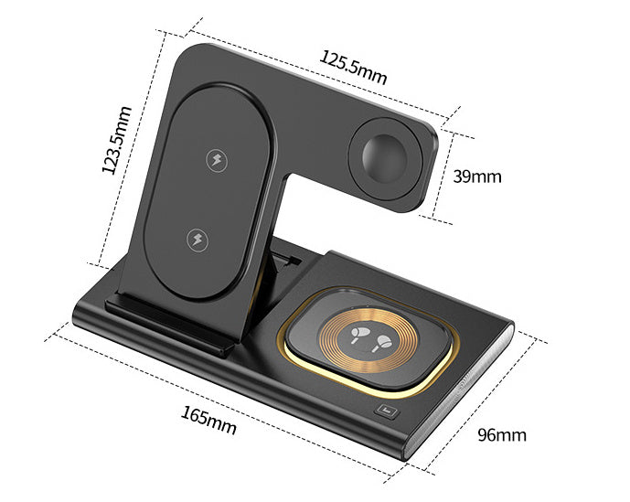 3-in-1 Magnetic Wireless Fast Charger Stand - Globentra