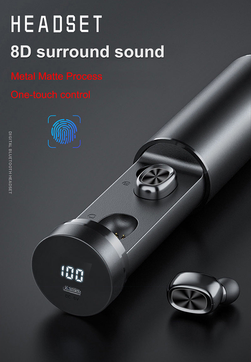 5.0 Wireless 8D Bluetooth Earbuds - Globentra