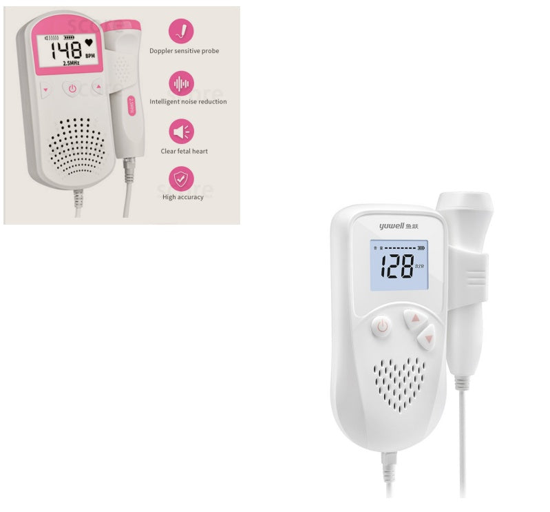 Fetal Heart Rate Monitor Home Pregnancy Baby Fetal Sound Heart Rate Detector - Globentra