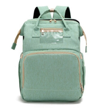 USB Charging Version Mommy Bed Backpack Folding Large Capacity Multi-function - Globentra