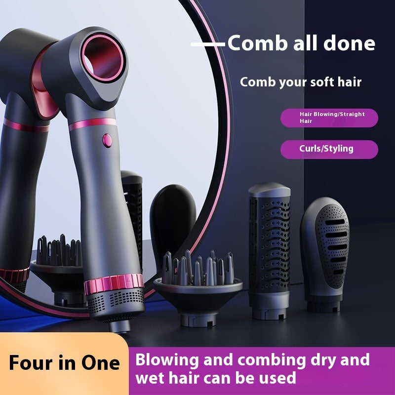 Multi Functional Roll Straight Dual-use Hair Dryer For Hair Styling - Globentra
