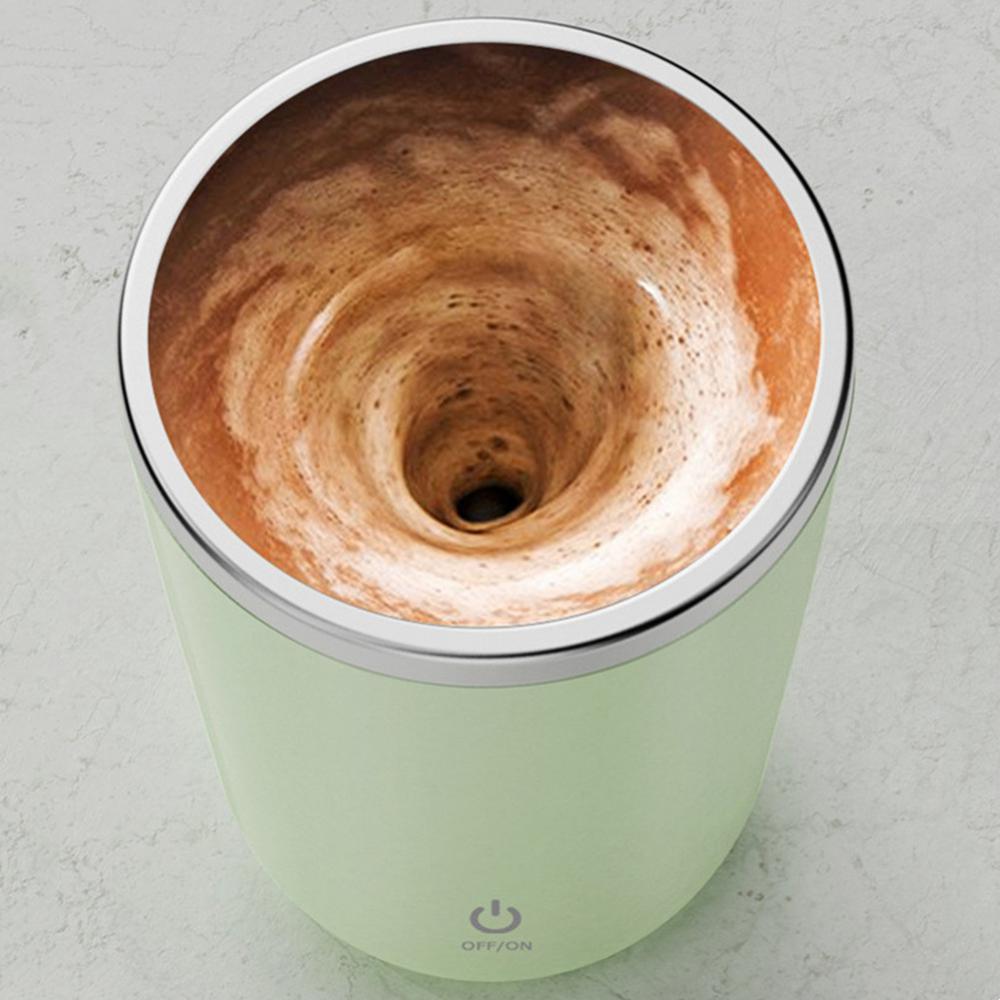 Self Stirring Mug -Magnatic Auto Mixing Cup For Coffee, Tea, Milk, Juice & More - Globentra