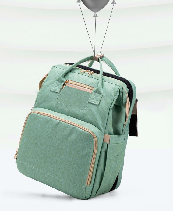 USB Charging Version Mommy Bed Backpack Folding Large Capacity Multi-function - Globentra