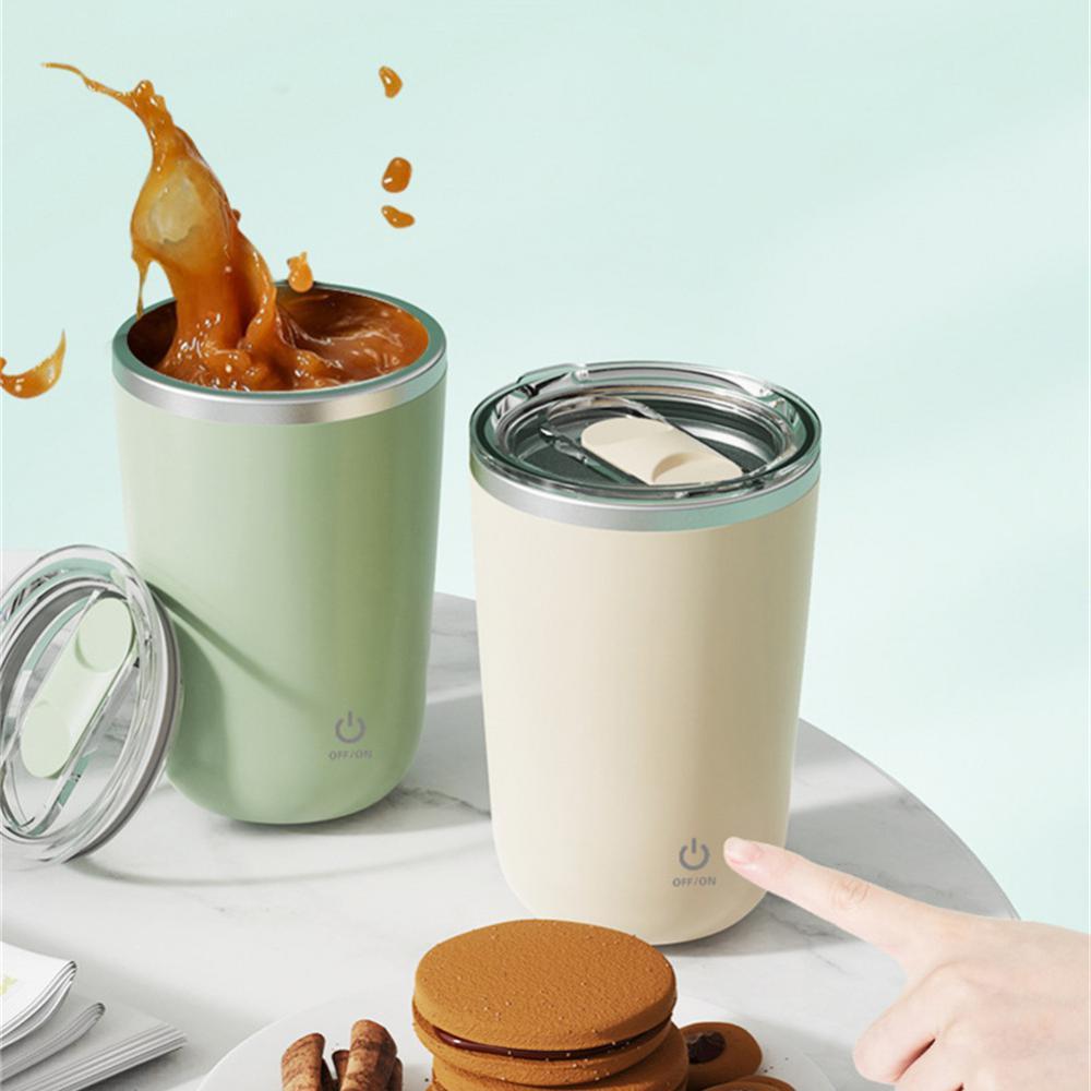 Self Stirring Mug -Magnatic Auto Mixing Cup For Coffee, Tea, Milk, Juice & More - Globentra