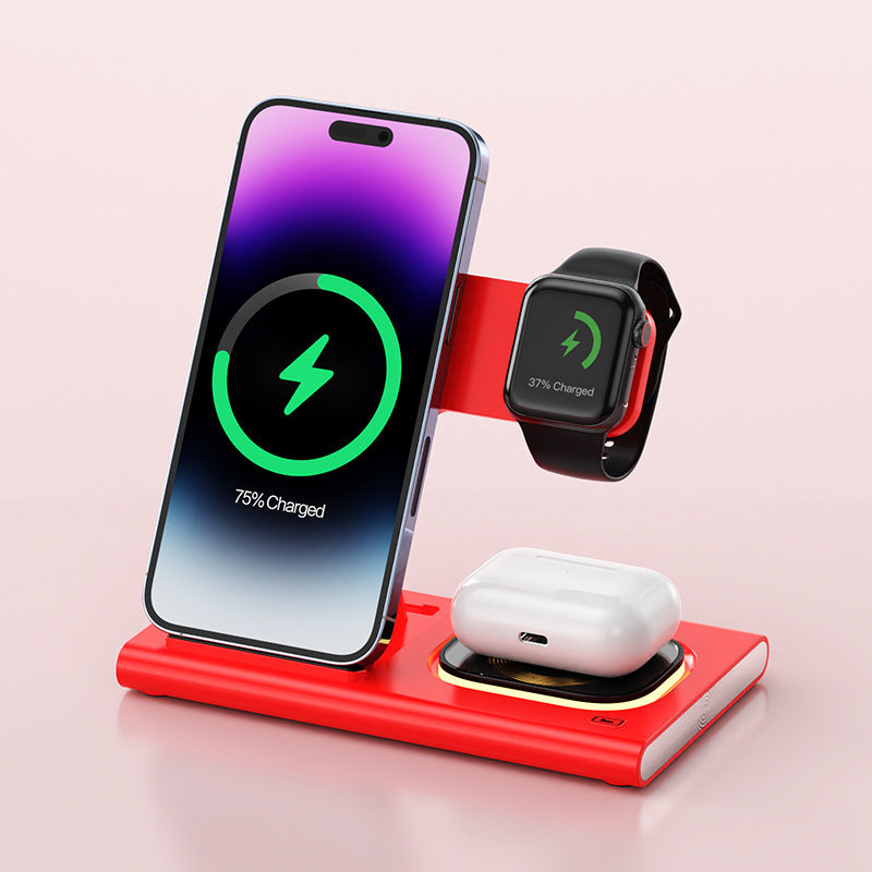 3-in-1 Magnetic Wireless Fast Charger Stand - Globentra