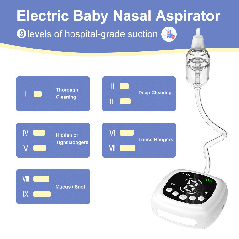 Electric Nasal Aspirator Baby Products Nasal Cavity Cleaner - Globentra