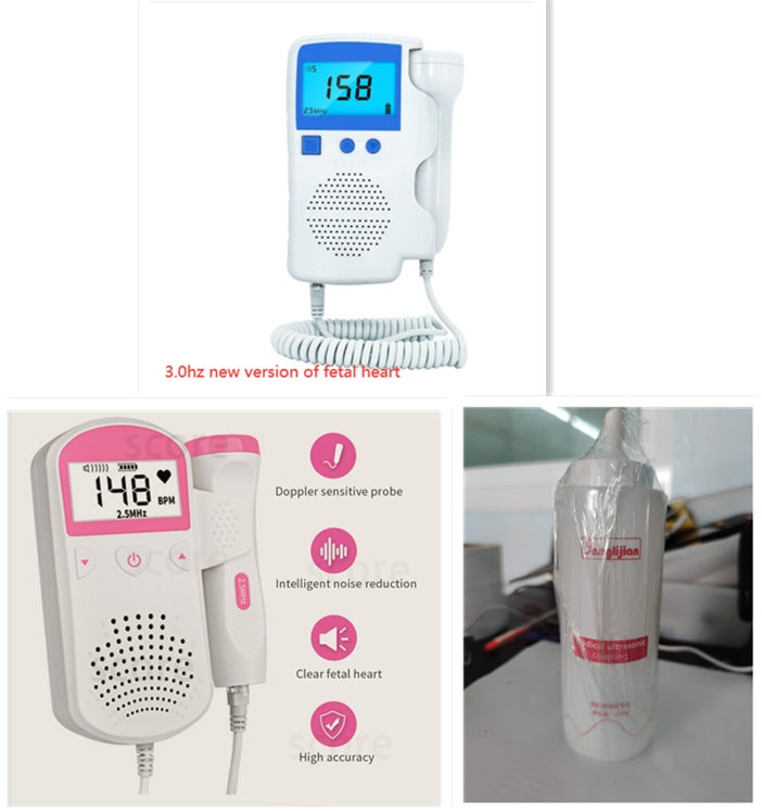 Fetal Heart Rate Monitor Home Pregnancy Baby Fetal Sound Heart Rate Detector - Globentra