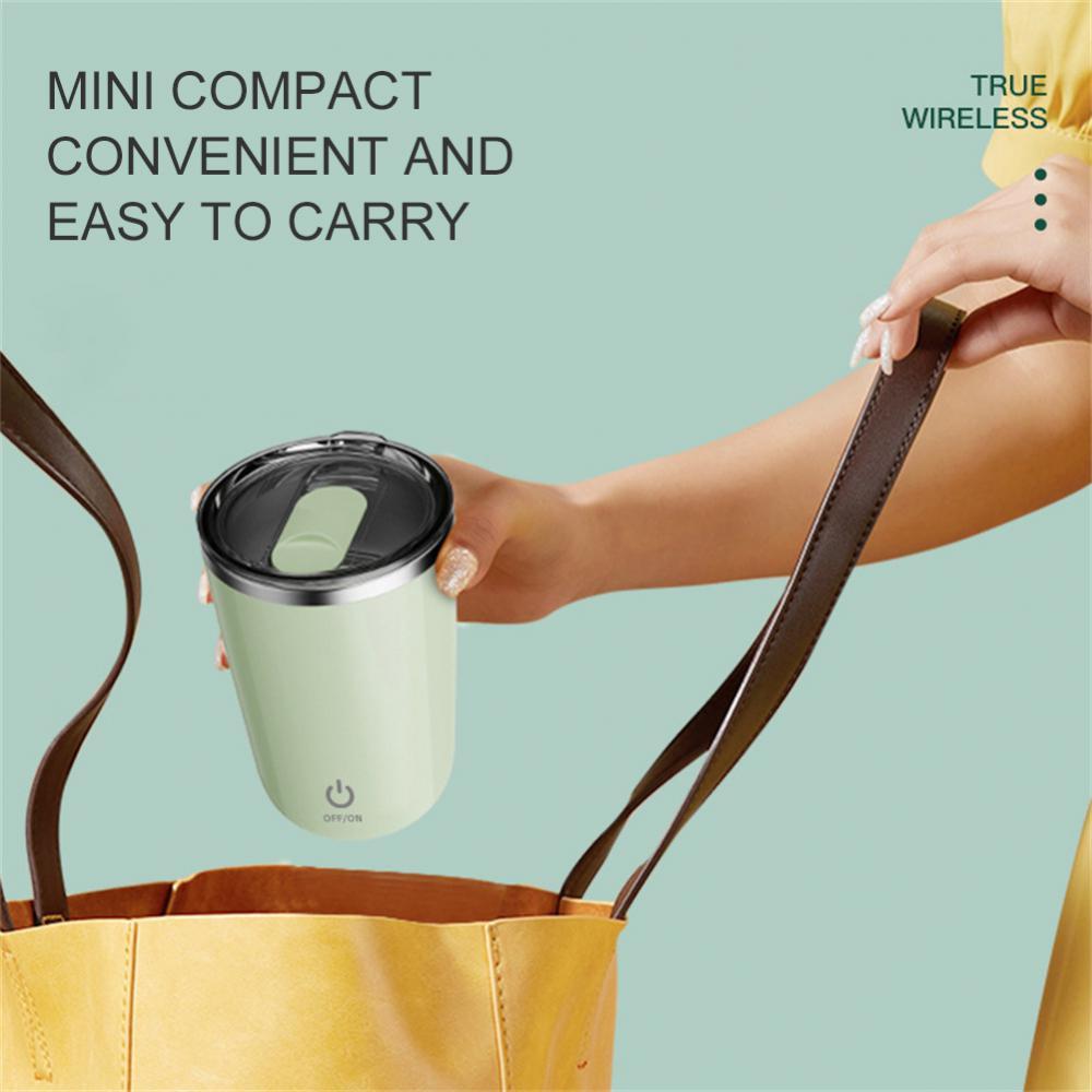 Self Stirring Mug -Magnatic Auto Mixing Cup For Coffee, Tea, Milk, Juice & More - Globentra