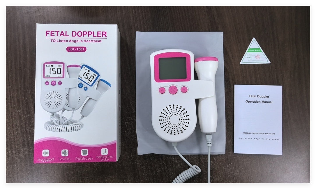 Fetal Heart Rate Monitor Home Pregnancy Baby Fetal Sound Heart Rate Detector - Globentra
