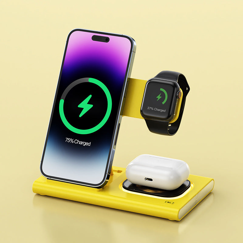 3-in-1 Magnetic Wireless Fast Charger Stand - Globentra