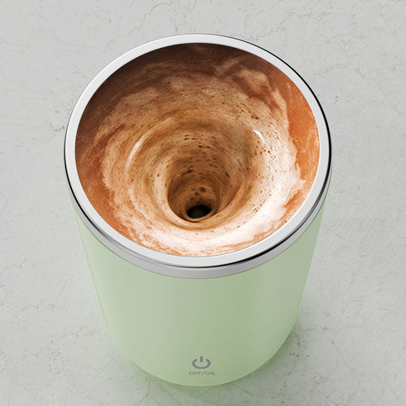 Self Stirring Mug -Magnatic Auto Mixing Cup For Coffee, Tea, Milk, Juice & More - Globentra