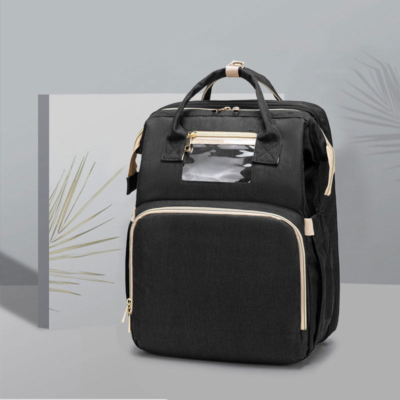 USB Charging Version Mommy Bed Backpack Folding Large Capacity Multi-function - Globentra