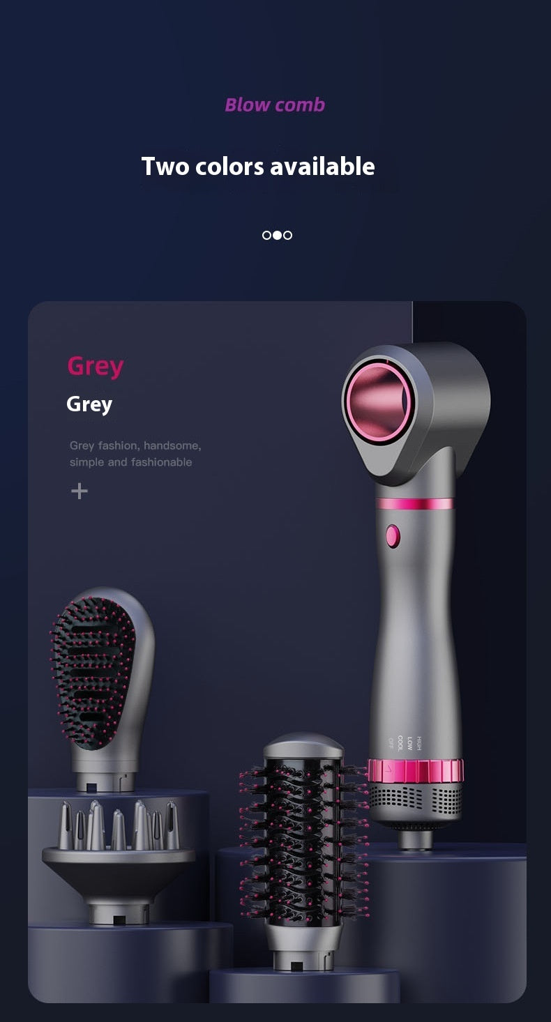 Multi Functional Roll Straight Dual-use Hair Dryer For Hair Styling - Globentra