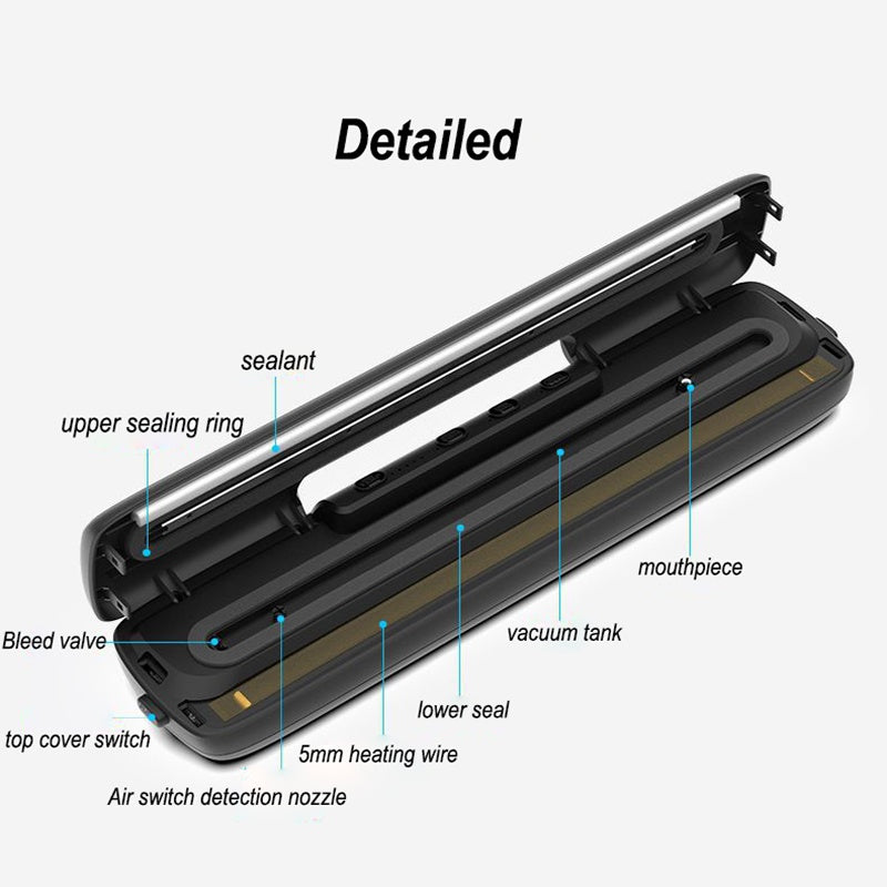 Household Food Preservation Vacuum Sealer - Globentra