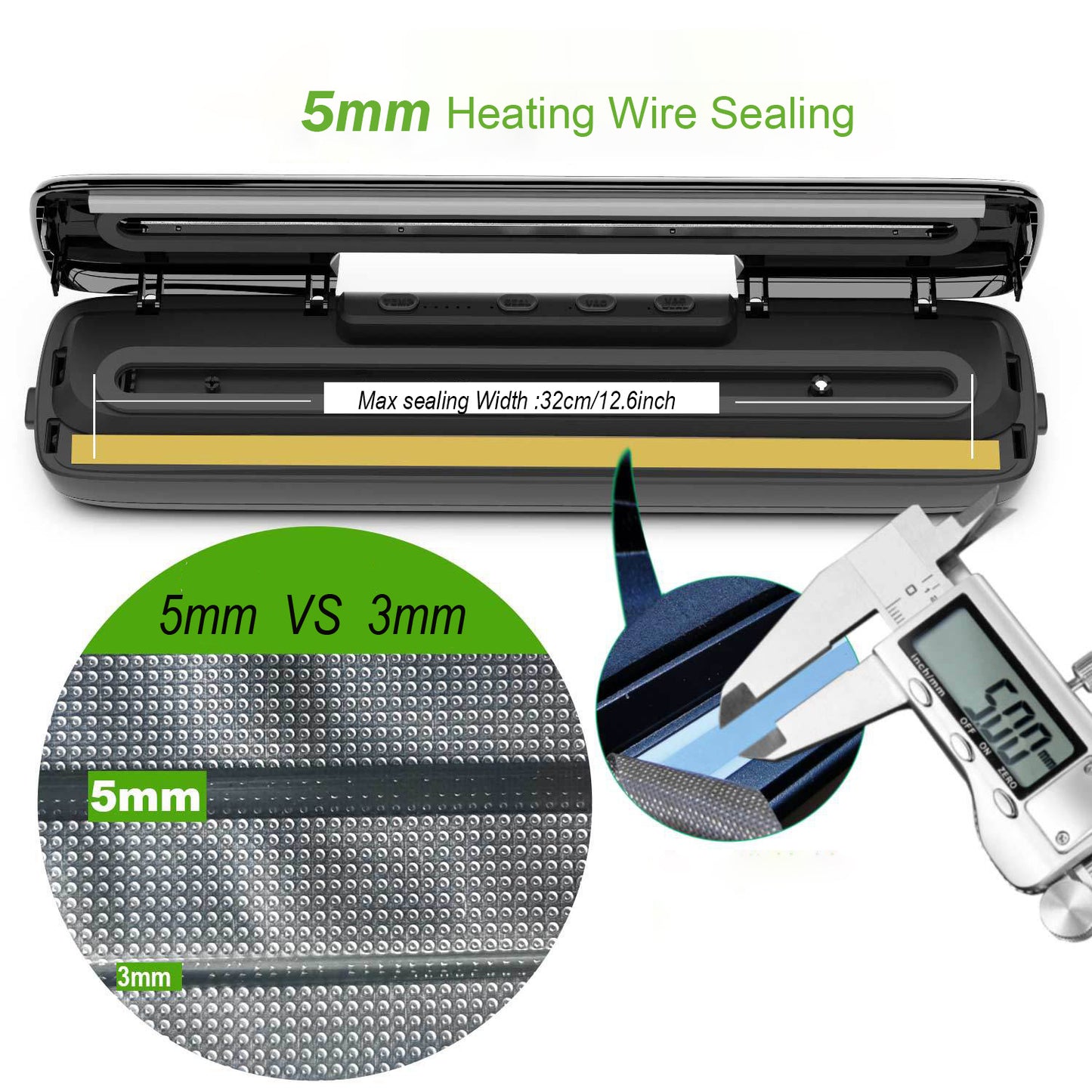 Household Food Preservation Vacuum Sealer - Globentra