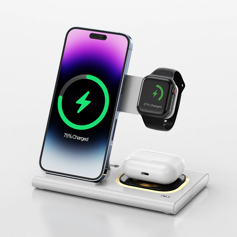 3-in-1 Magnetic Wireless Fast Charger Stand - Globentra