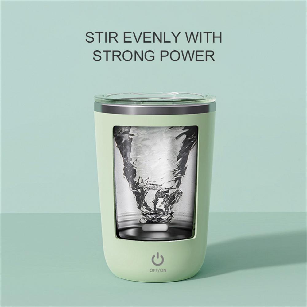 Self Stirring Mug -Magnatic Auto Mixing Cup For Coffee, Tea, Milk, Juice & More - Globentra