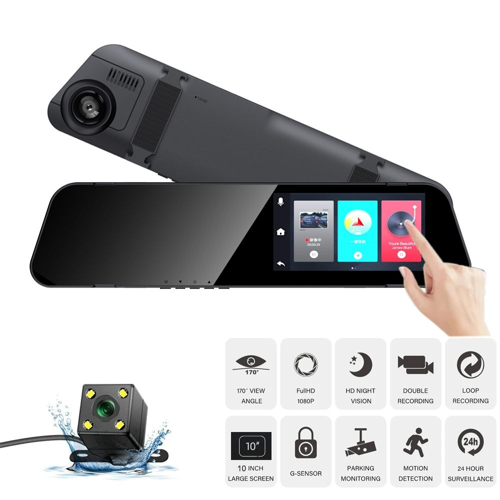Front And Rear Night Vision Recorder HD Camera - Globentra
