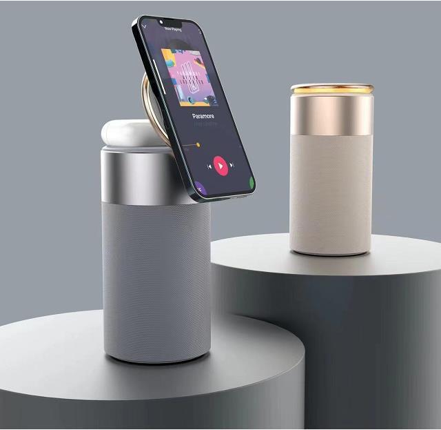 3 In 1 Multi-Function Bluetooth Speaker With Touch Lamp - Globentra