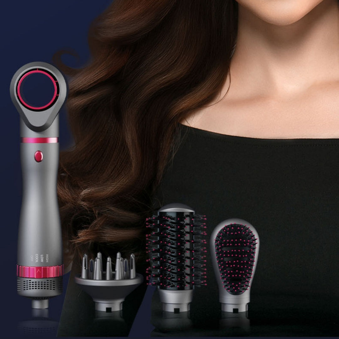 Multi Functional Roll Straight Dual-use Hair Dryer For Hair Styling - Globentra