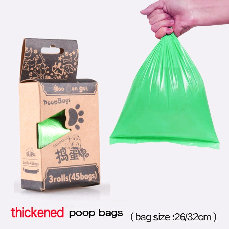 Convenient LED dog waste bag holder — with hook and refill bags. Perfect for late-night walks! - Globentra