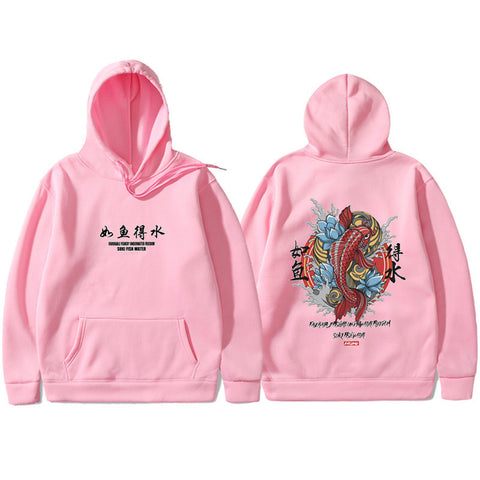 Men’s Ukiyo-e Hoodie – Hip Hop Japanese Streetwear Pullover