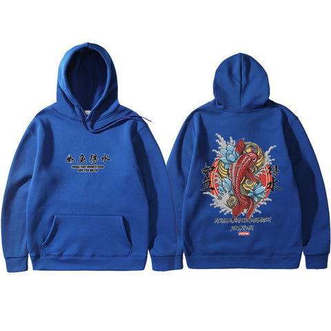 Men’s Ukiyo-e Hoodie – Hip Hop Japanese Streetwear Pullover