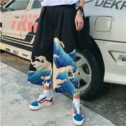 Women’s Harajuku Oversized Wide-Leg Pants – Japanese Streetwear Trousers