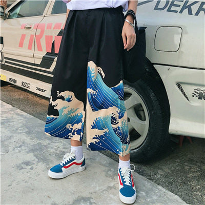 Women’s Harajuku Oversized Wide-Leg Pants – Japanese Streetwear Trousers