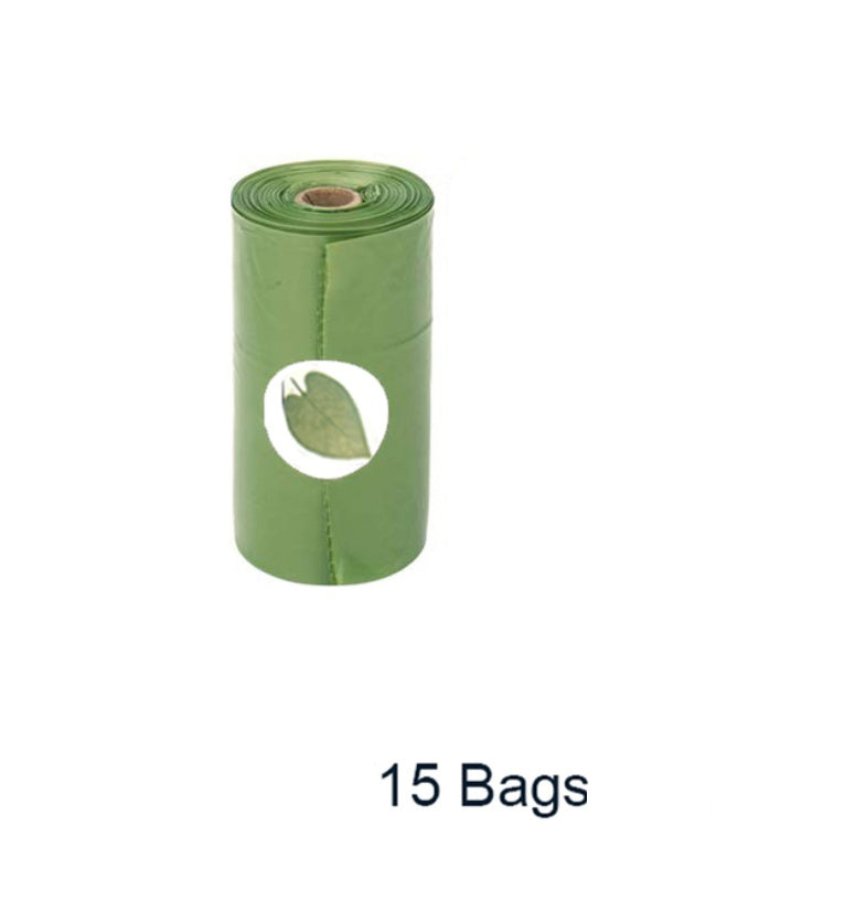 Convenient LED dog waste bag holder — with hook and refill bags. Perfect for late-night walks! - Globentra