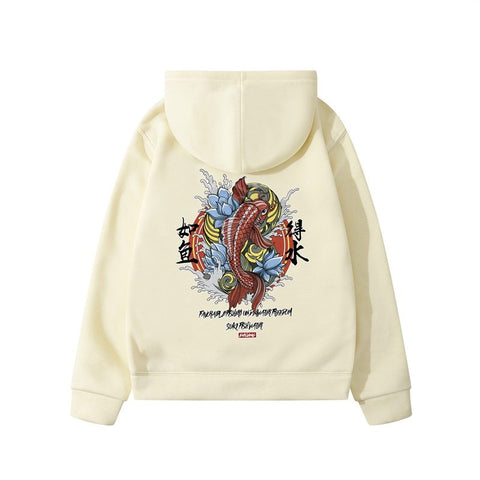 Men’s Ukiyo-e Hoodie – Hip Hop Japanese Streetwear Pullover