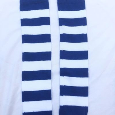 Hot Girl Y2K Stripe Socks – Harajuku Lolita Streetwear Legwear