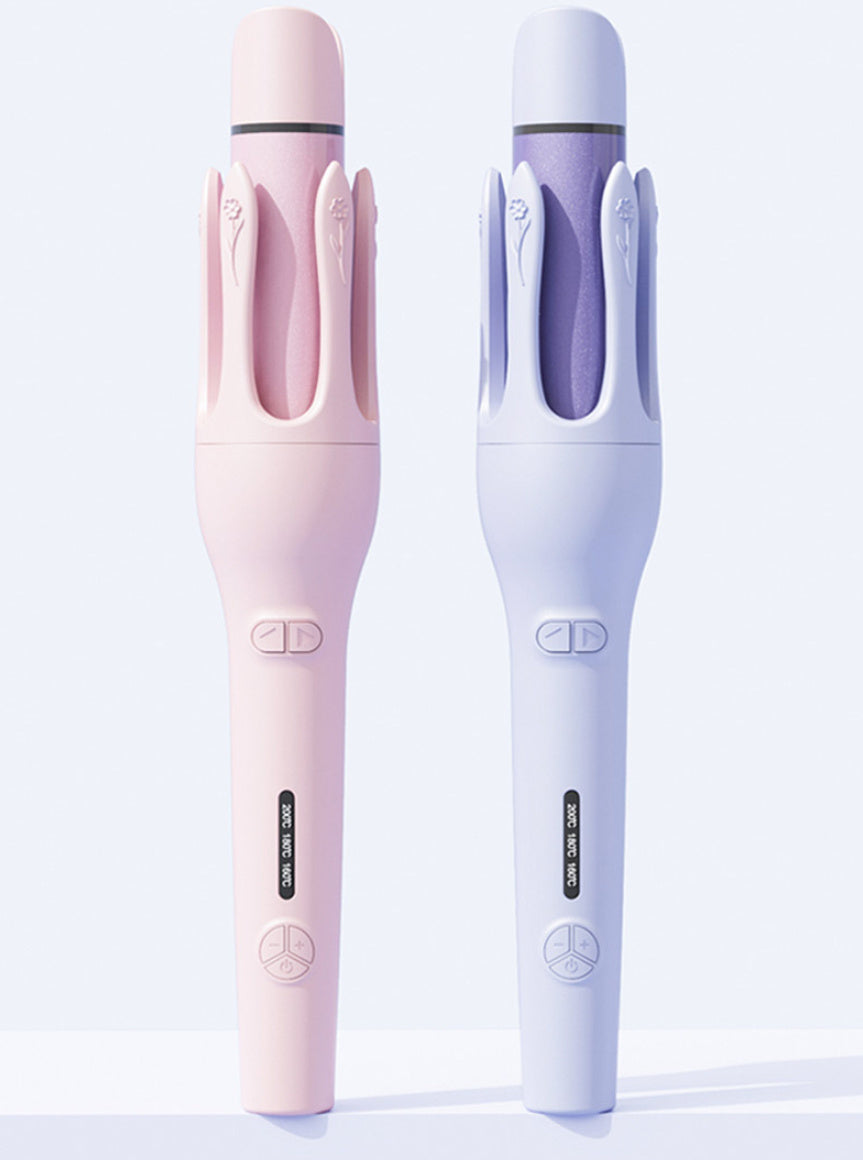 New 2 In 1 Automatic Hair Curler Straightener - Globentra