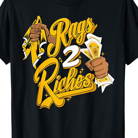 Retro 13 Del Sol Rag 2 Riches Streetwear T-Shirt – Unisex Graphic Tee