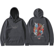 Men’s Ukiyo-e Hoodie – Hip Hop Japanese Streetwear Pullover