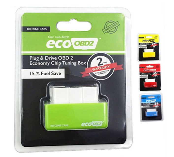 Plug And Play ECOOBD2 Gasoline, Diesel Car Fuel Economy ECO OBD2 Driver - Globentra
