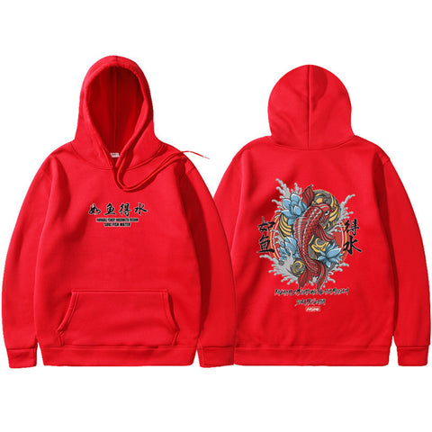 Men’s Ukiyo-e Hoodie – Hip Hop Japanese Streetwear Pullover