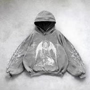 Hooded Printed Hip Hop Y2G Streetwear Sweatshirt – Unisex Pullover Hoodie