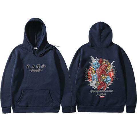 Men’s Ukiyo-e Hoodie – Hip Hop Japanese Streetwear Pullover