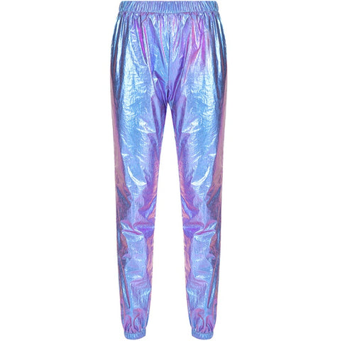 Women’s Gradient Streetwear Joggers – High Waist Hip Hop Pants with Pockets