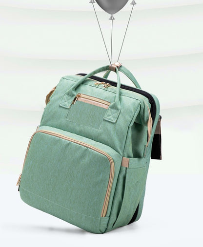 USB Charging Version Mommy Bed Backpack Folding Large Capacity Multi-function - Globentra