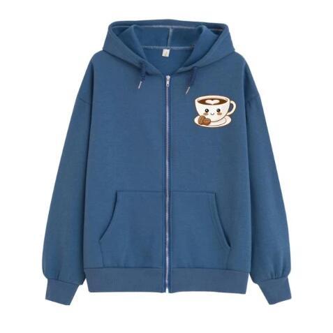 Butterfly Gothic Zip Hoodie – Women’s Streetwear Sweatshirt Jacket Top