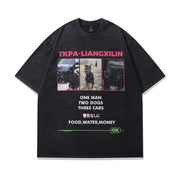 Unisex Oversized Streetwear T-Shirt – Doberman Dog Graphic Tee