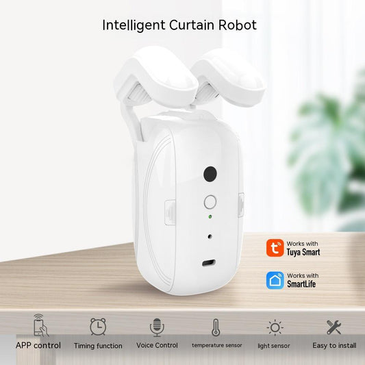 Smart Home Wifi Curtain Robot Roman Rod - Globentra