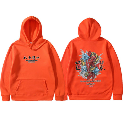 Men’s Ukiyo-e Hoodie – Hip Hop Japanese Streetwear Pullover