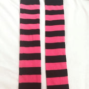 Hot Girl Y2K Stripe Socks – Harajuku Lolita Streetwear Legwear